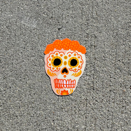 Cempasuchil Sugar Skull