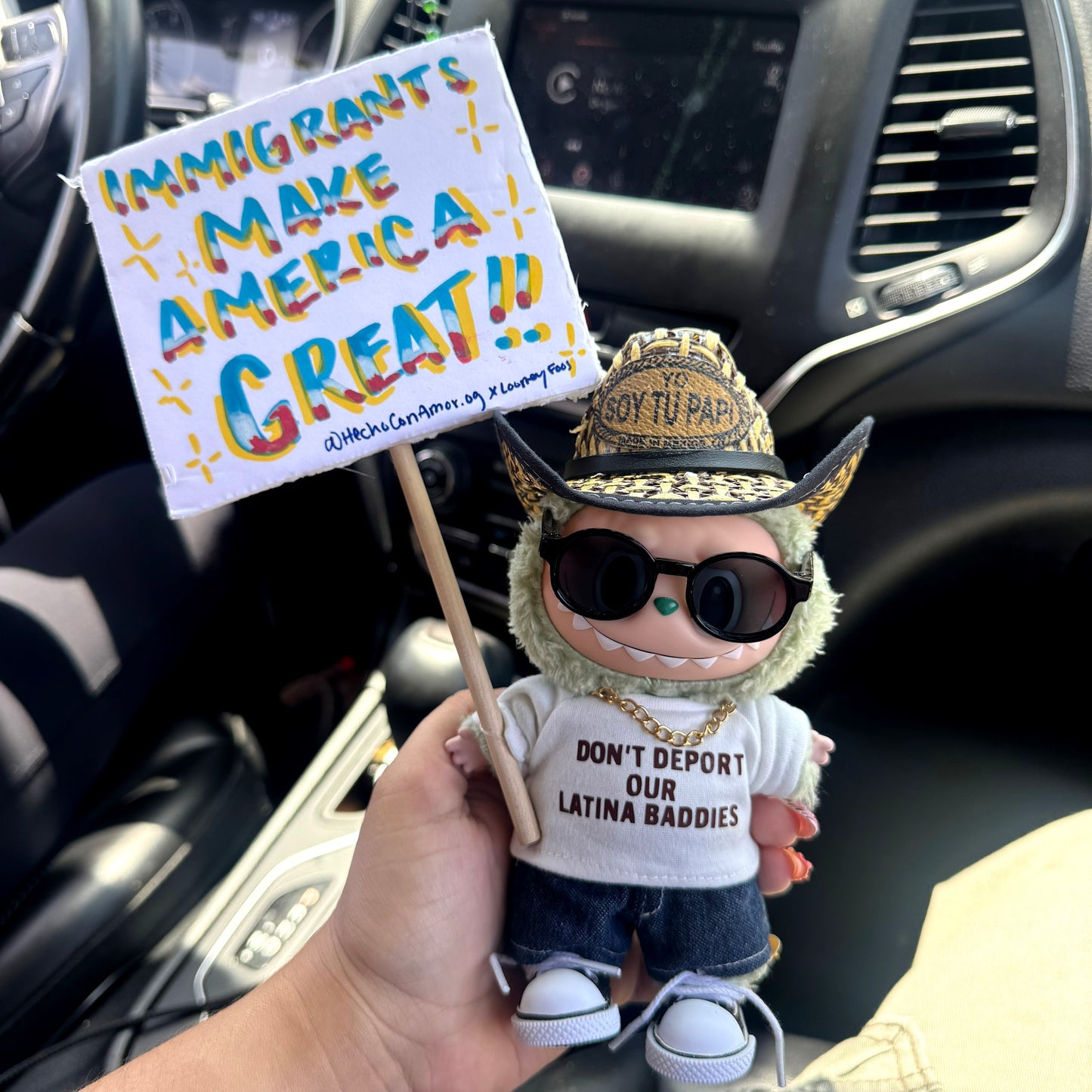 Don’t Deport Out Latina Baddies | Labubu t-shirt