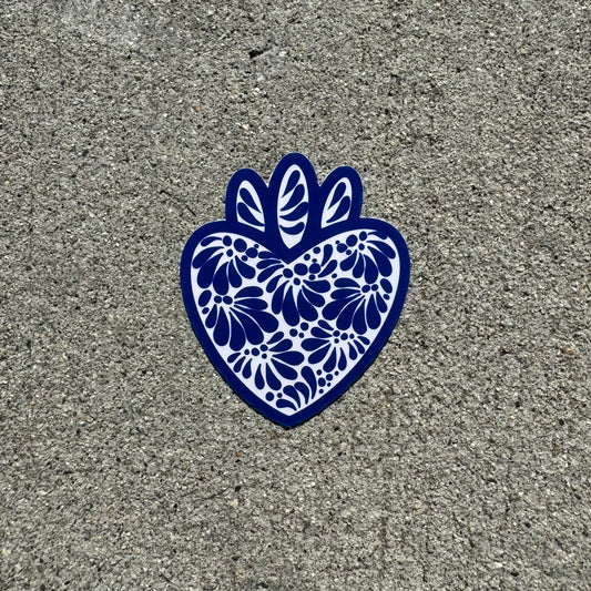 Talavera Corazon | Blue