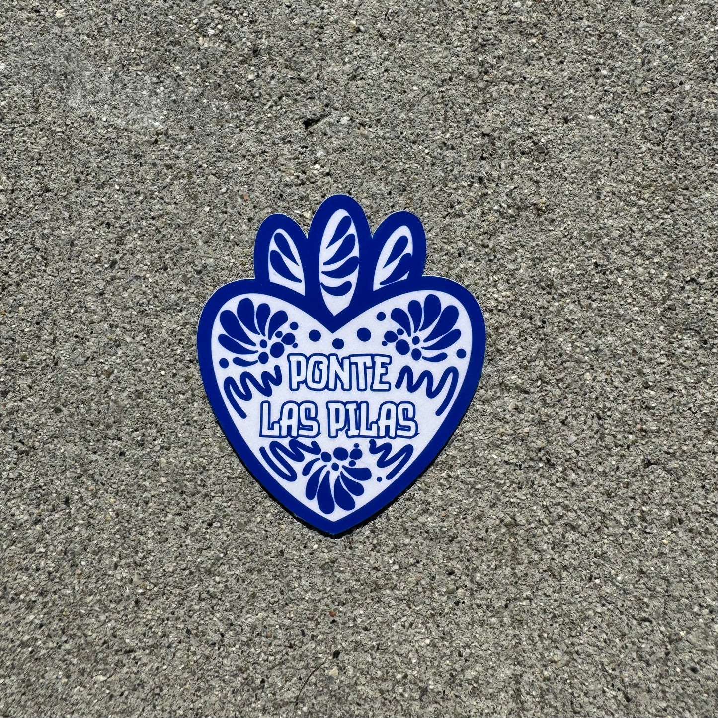 Ponte Las Pilas Corazon | Blue & White