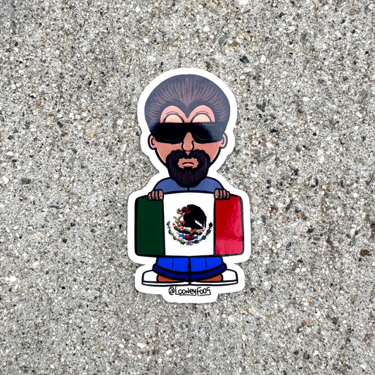 Perrito w Mexican flag