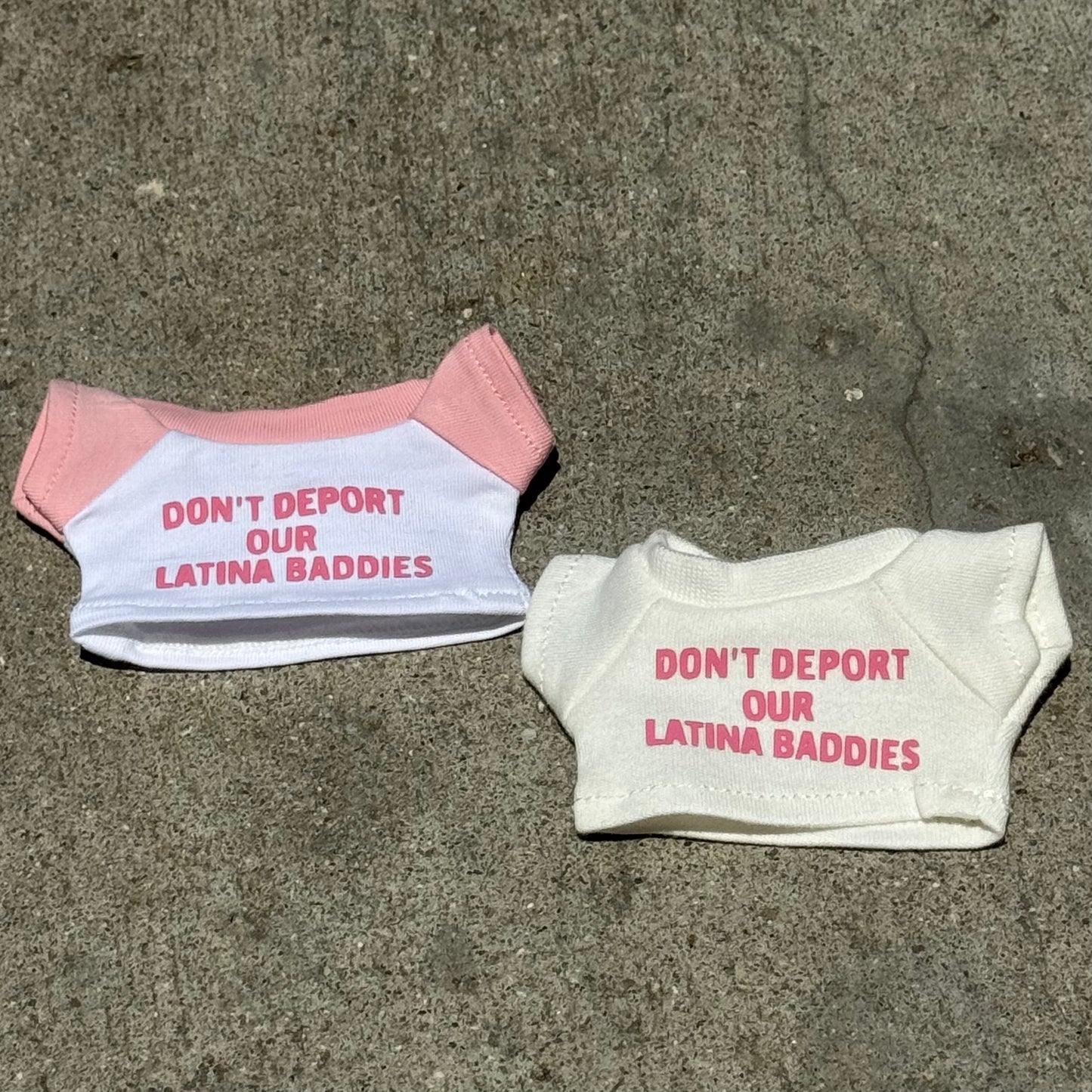 Pink Don’t Deport Our Latina Baddies  | Labubu t-shirt