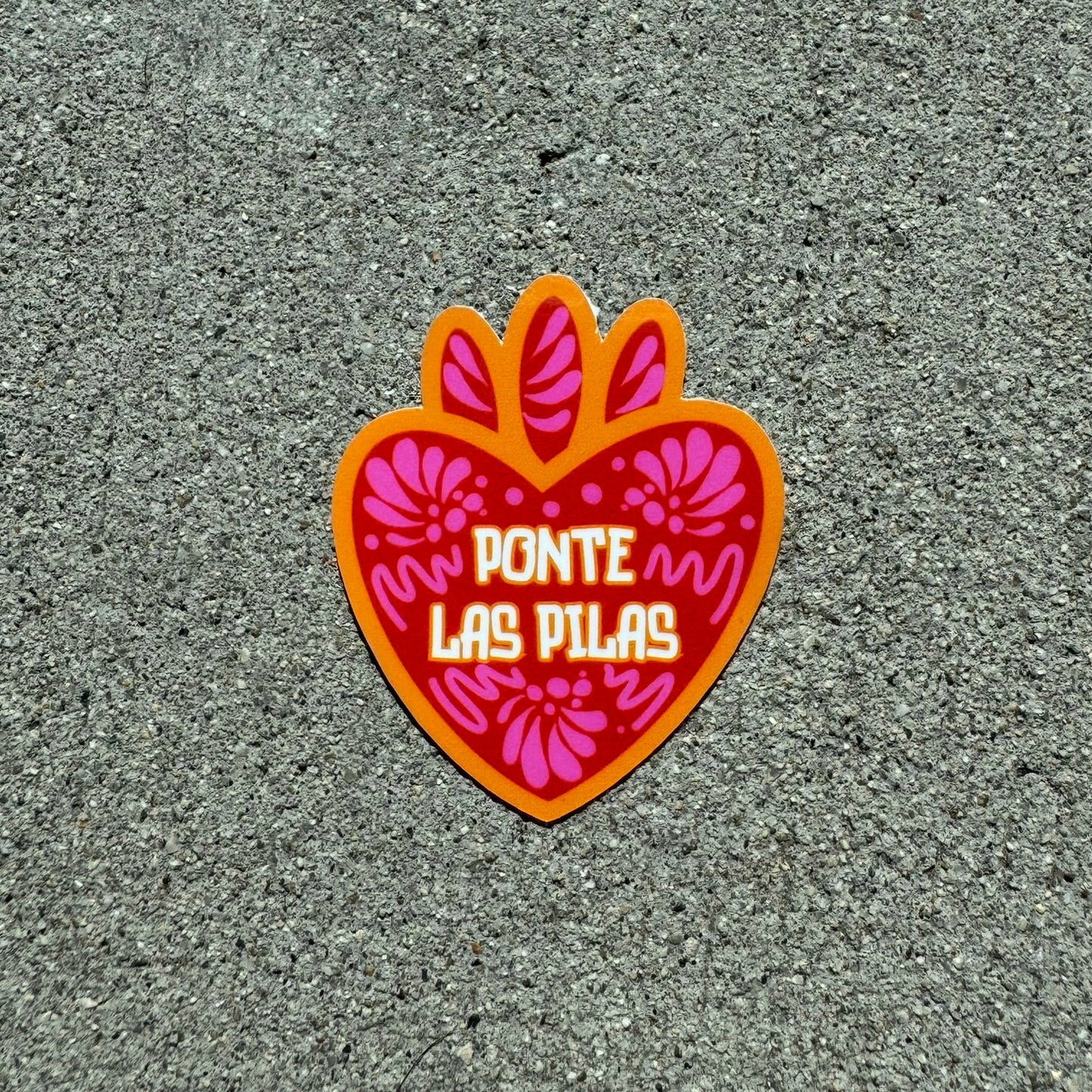 Ponte Las Pilas Corazon | Pink & Orange