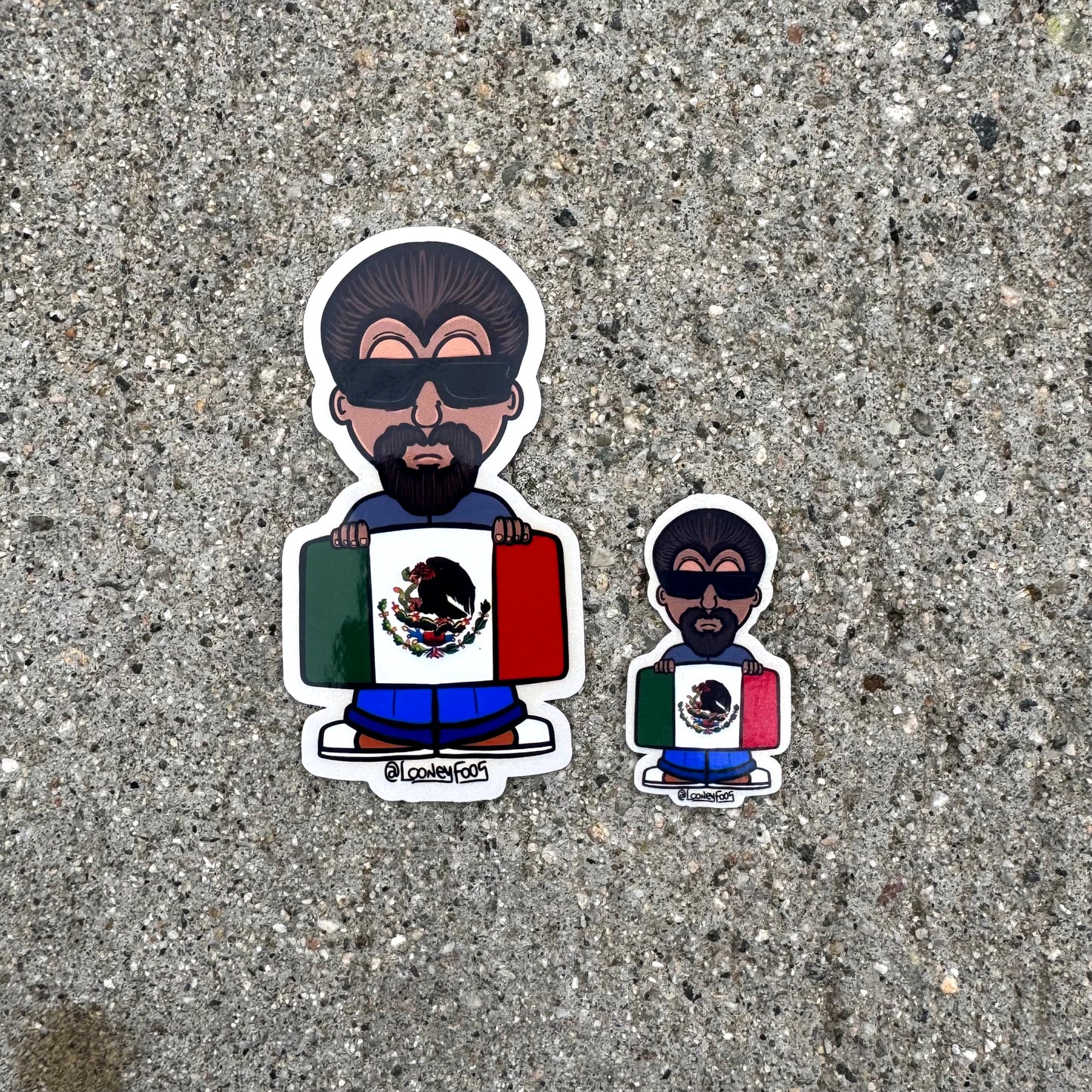 Perrito w Mexican flag