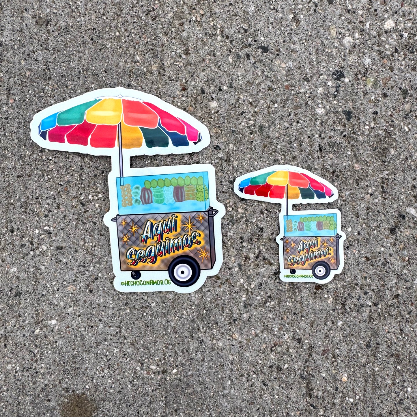 Aqui Seguimos Fruit Cart