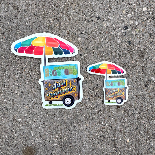 Aqui Seguimos Fruit Cart