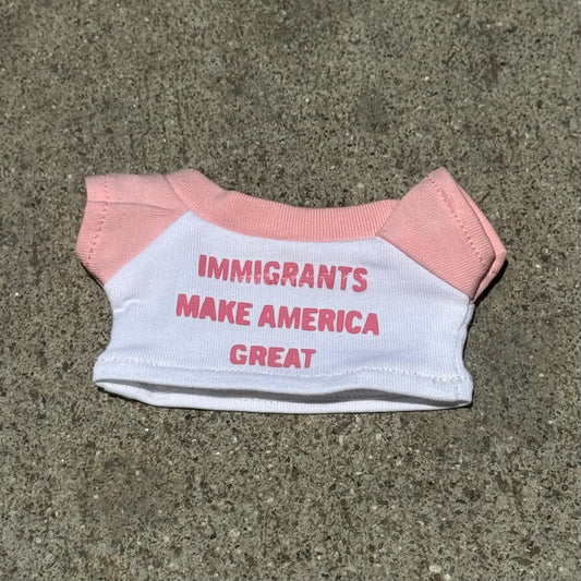 Pink Immigrants Make America Great | Labubu t-shirt