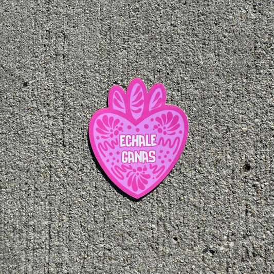 Échale Ganas Corazón | Pink