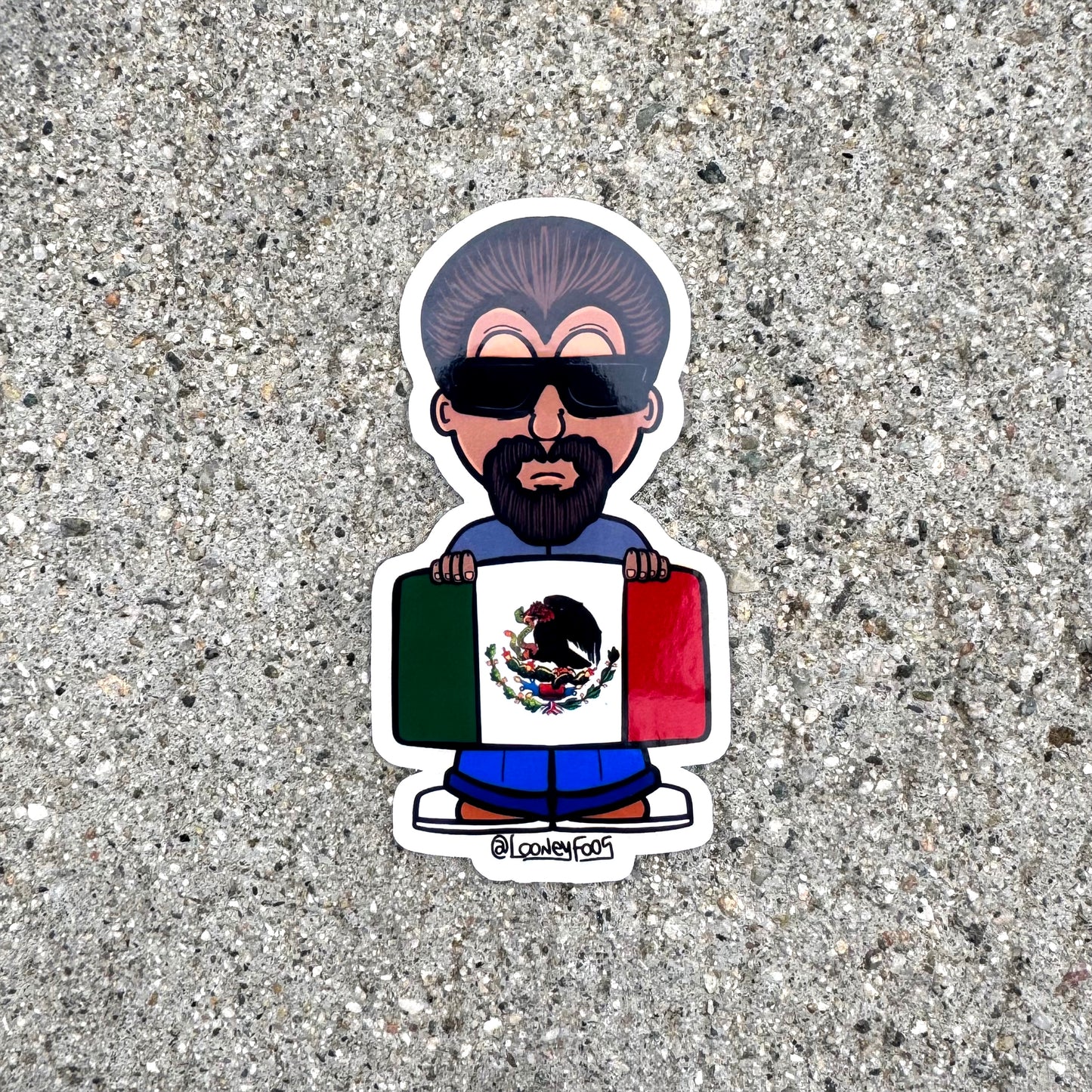 Perrito w Mexican flag