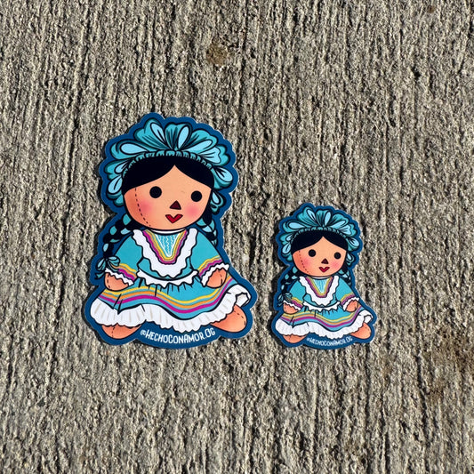 Folklórico Muñeca | Blue